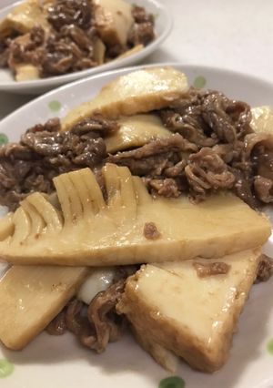 お肉やわらか☆牛肉と筍のオイスター炒め-レシピのメイン写真