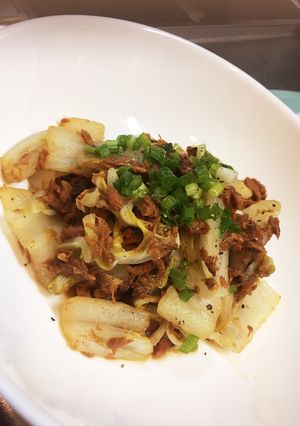 時短！はごろも煮の缶詰で白菜炒め煮☆-レシピのメイン写真