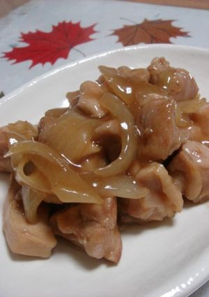 新玉ねぎと鶏肉のオイソース炒め♪-レシピのメイン写真