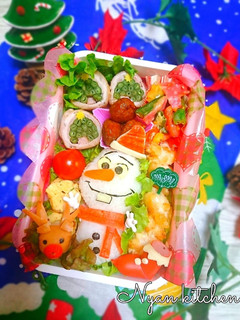 『クリスマス★オラフ』弁当*冬弁-レシピのメイン写真