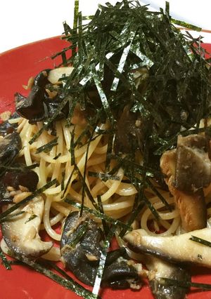 モッチモチ、生パスタ風のキノコパスタ-レシピのメイン写真