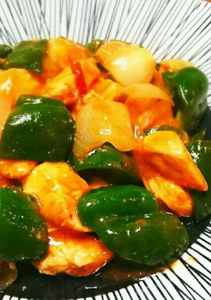 やわらか鶏とピーマンのチリ炒め-レシピのメイン写真