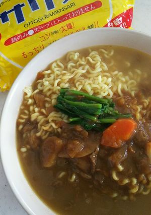 サリ麺でもちもちカレーラーメン-レシピのメイン写真
