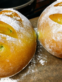 モチモチほうれん草パン-レシピのメイン写真