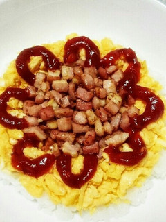 簡単❗ベーコンでそぼろ丼❔-レシピのメイン写真