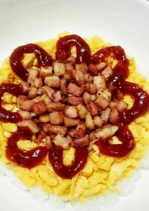 簡単❗ベーコンでそぼろ丼❔-レシピのメイン写真