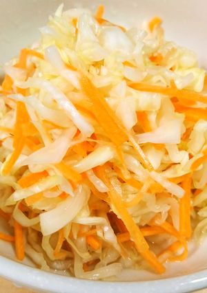 梅サワーでキャベツとにんじんの酢の物-レシピのメイン写真