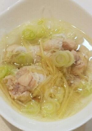 生姜たっぷり、とり手羽もとスープ-レシピのメイン写真
