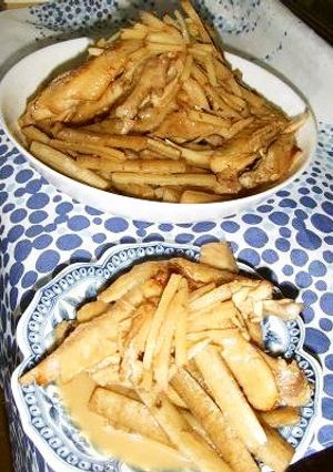 鳥手羽のごぼう煮-レシピのメイン写真