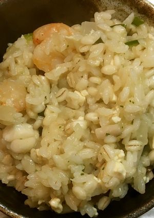 胚芽押麦入り海老ピラフ-レシピのメイン写真
