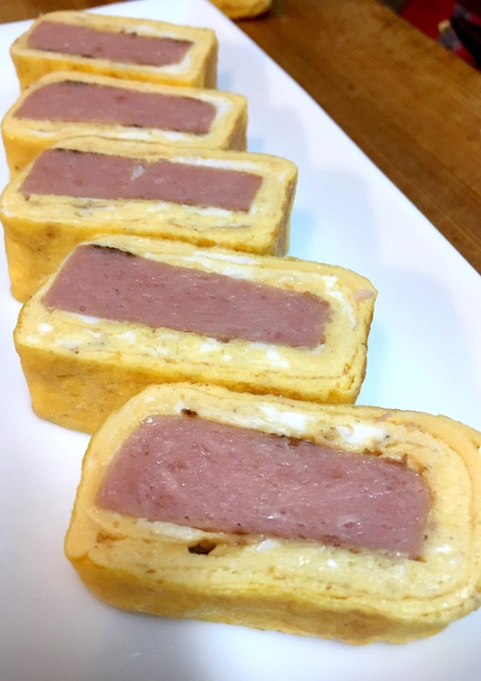 気合いのスパム厚焼き卵-レシピのメイン写真