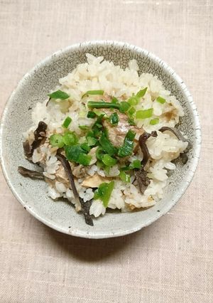 サバ缶と、キクラゲの炊き込みご飯-レシピのメイン写真