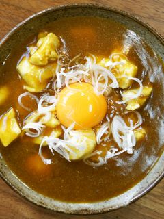 そば屋のカレー丼-レシピのメイン写真