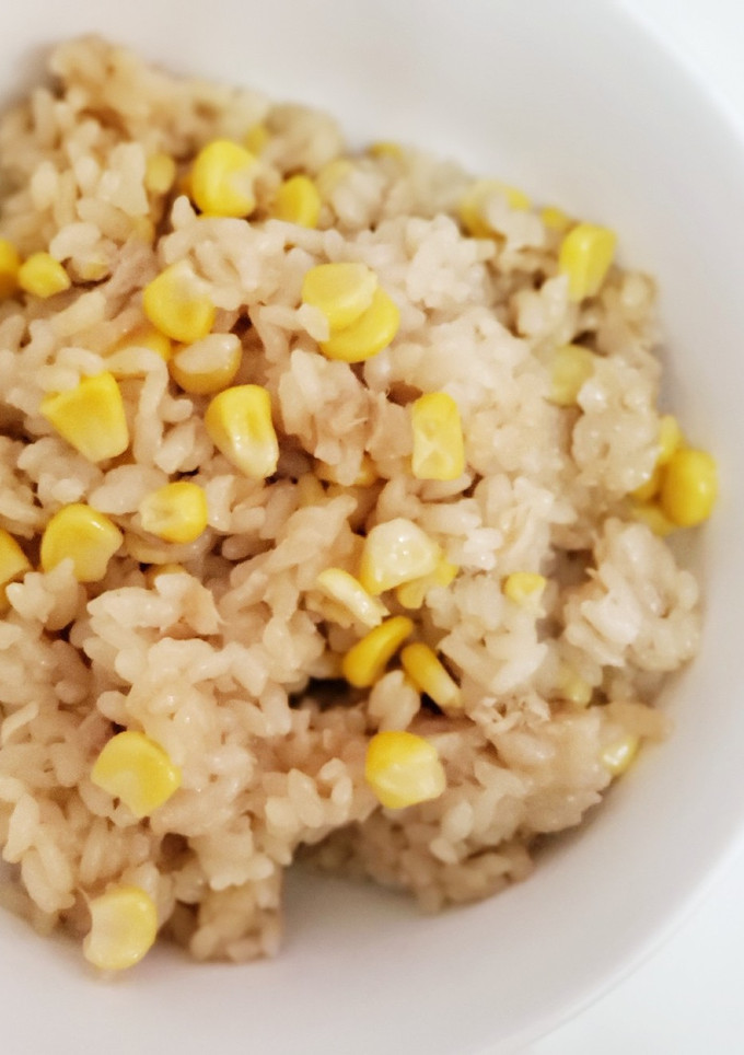 とうもろこしとツナの簡単炊き込みご飯♪-レシピのメイン写真