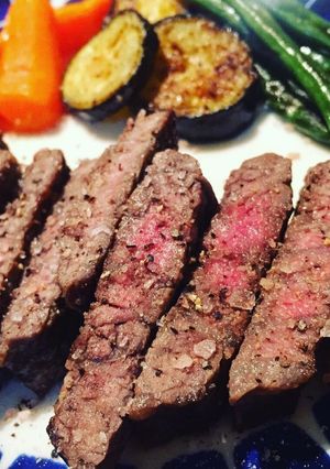 鉄フライパンで美味しいステーキ-レシピのメイン写真