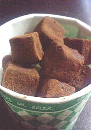 ヘルシー♡生チョコトリュフ♡with豆腐-レシピのメイン写真