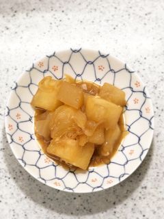 レンジで!冬瓜と玉ねぎの煮物-レシピのメイン写真