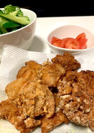 鶏もも唐揚げ。-レシピのメイン写真