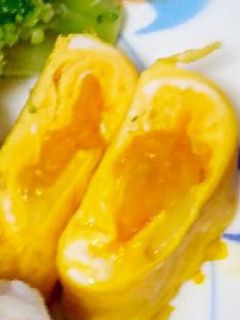 かぼちゃとチーズの卵焼き-レシピのメイン写真