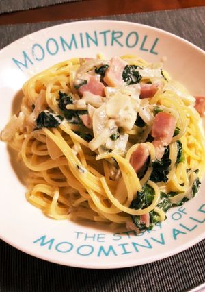 牛乳で作るクリームパスタ-レシピのメイン写真