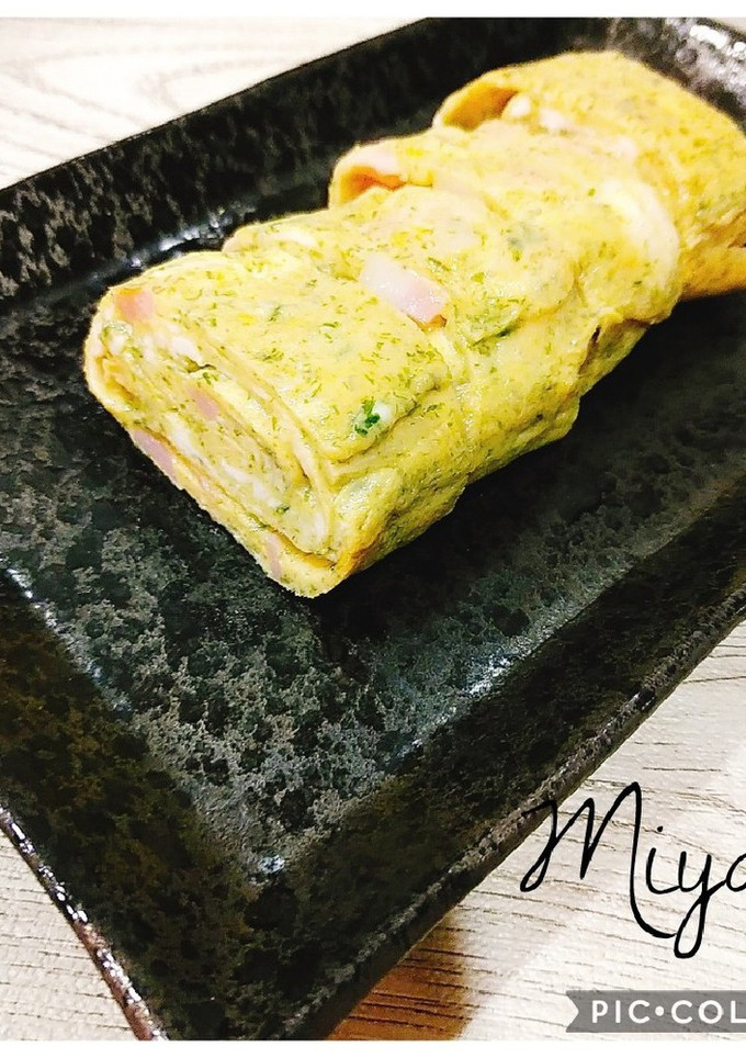 かまぼこと青のりの卵焼き♡-レシピのメイン写真
