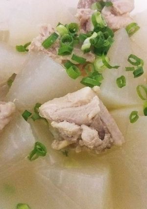 炊飯器で！大根と鶏肉の塩にんにくスープ-レシピのメイン写真