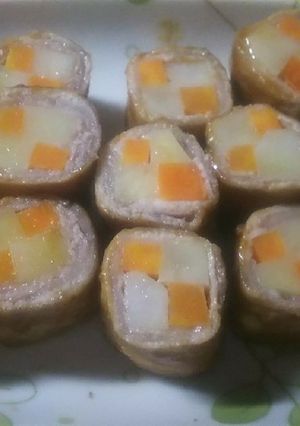 紅白肉巻き-レシピのメイン写真
