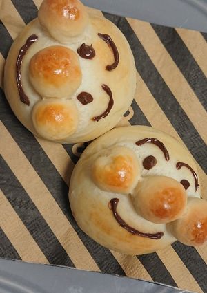 【簡単】子供が喜ぶ◎アンパンマンパン-レシピのメイン写真