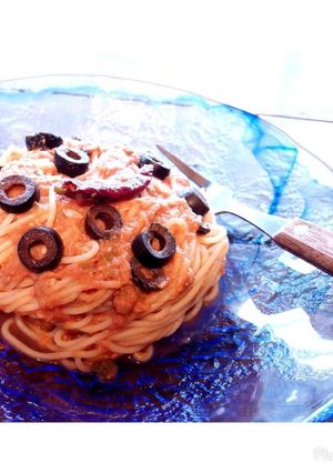 簡単冷製パスタ！ツナの冷製プッタネスカ-レシピのメイン写真