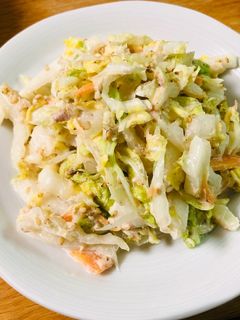 白菜とツナのサラダ-レシピのメイン写真