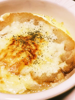 朝に贅沢を♪オニオンスープグラタン-レシピのメイン写真