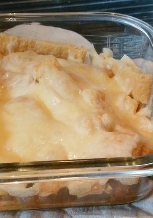 サバの味噌煮油揚げグラタン-レシピのメイン写真