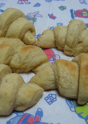 油・卵ナシ！おからチーズクロワッサン風-レシピのメイン写真