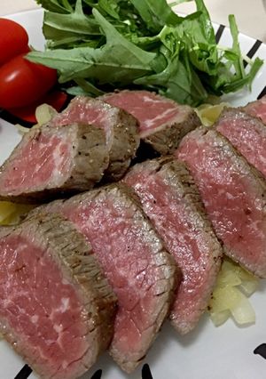 フライパンで簡単ローストビーフ-レシピのメイン写真