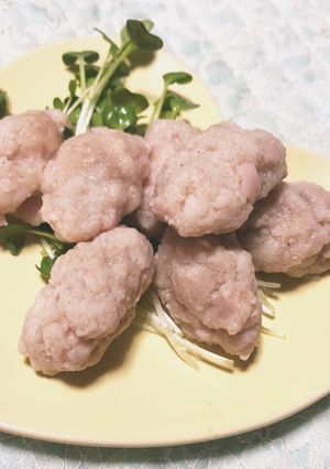 美味♪カスベのコリコリ軟骨入り団子-レシピのメイン写真