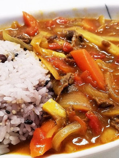 ゴボウと牛肉の冬野菜カレー-レシピのメイン写真