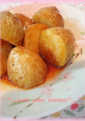 旬を食べよう☆新じゃがのコロコロあまから-レシピのメイン写真