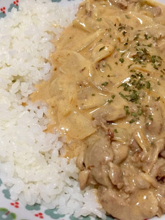 強火で作るポークストロガノフ-レシピのメイン写真
