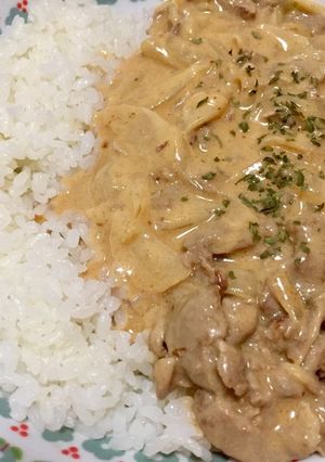強火で作るポークストロガノフ-レシピのメイン写真