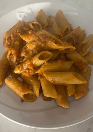 レンズ豆のラグーパスタ-レシピのメイン写真