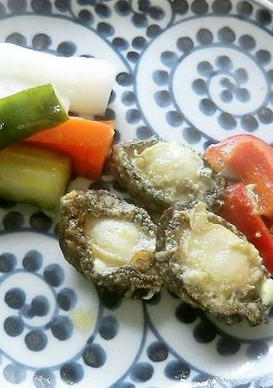 とこぶしのマヨネーズ焼きに自家製ピクルス-レシピのメイン写真