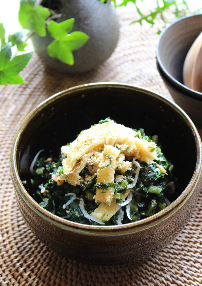 大根の葉とジャコと薄揚げの炒め煮-レシピのメイン写真
