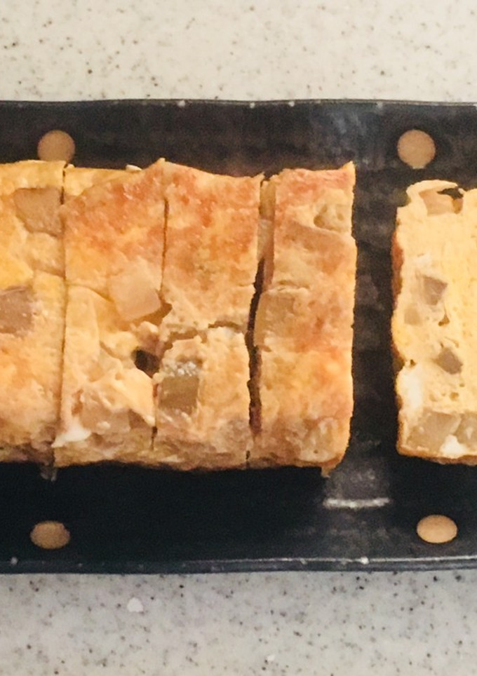 ヤーコンの卵焼き（だし巻き卵）-レシピのメイン写真