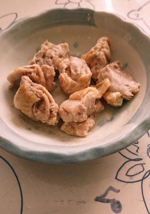 レンチン1分蒸し鶏♪つまみ＆弁当に♪-レシピのメイン写真
