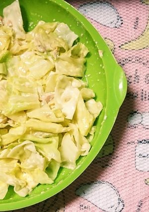 ツナマヨキャベツ出汁＆醤油箸が止まらぬ♡-レシピのメイン写真