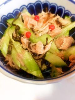 キュウリとツナの塩昆布和え-レシピのメイン写真