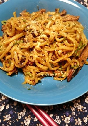 ◆さんま缶でカレー風味焼きそば◆-レシピのメイン写真