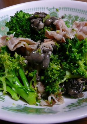 ブロッコリーと豚肉のサッパリ炒め-レシピのメイン写真