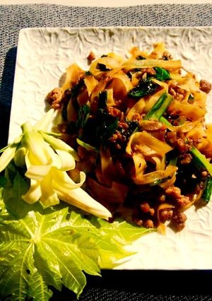 青パパイヤの簡単中華風炒-レシピのメイン写真