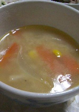 ミルク入り味噌すぅぷ-レシピのメイン写真